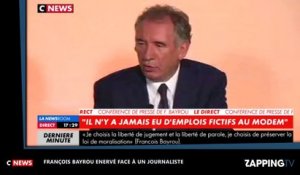 François Bayrou s’énerve et refuse de répondre à un journaliste (vidéo)