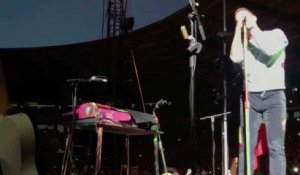 En concert, Coldplay reprend "Formidable" de Stromae (devant lui)