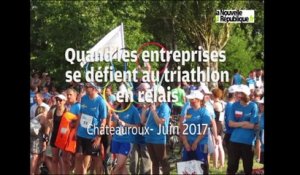VIDEO (36). Triathlon en relais : le défi inter-entreprise de l'Indre
