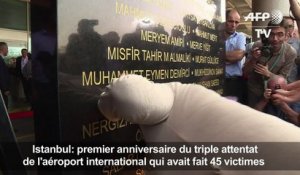 Istanbul : premier anniversaire du triple attentat à l'aéroport