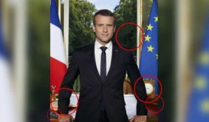 Portrait officiel de Macron: ces détails qu'il a voulu que vous voyiez