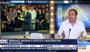 La Station F inaugurée par Emmanuel Macron - 30/06