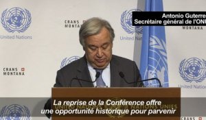 Chypre : le chef de l'ONU salue une "opportunité historique"