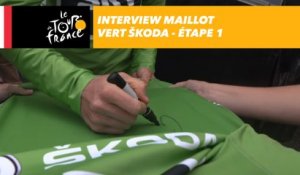L'interview du maillot vert ŠKODA - Étape 1 - Tour de France 2017