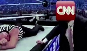L'incroyable vidéo mise en ligne cet après-midi par Donald Trump où il se bat avec un homme affublé d'un logo CNN