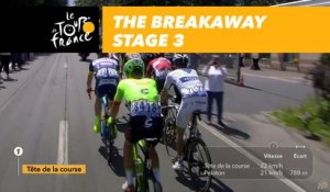 6 coureurs en tête / Six riders in the lead - Étape 3 / Stage 3 - Tour de France 2017