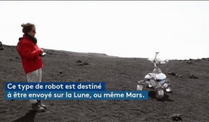 Italie : avant d'aller sur la Lune, un robot s'entraîne sur l'Etna