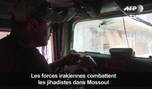 Les forces irakiennes combattent les jihadistes dans Mossoul