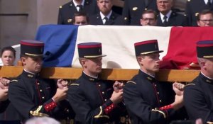 Arrivée du cercueil de Simone Veil aux Invalides