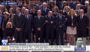 Emmanuel Macron: "Les combats de Simone Veil ne sont pas des victoires acquises pour toujours"
