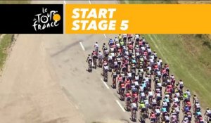 Départ / Start - Étape 5 / Stage 5 - Tour de France 2017