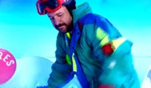 Fort boyard : Bruno Guillon fait du ski (video)