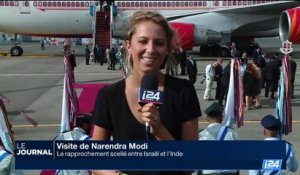 Israël: la visite de Narendra Modi s'achève à l'aéroport Ben Gourion