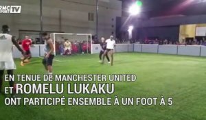 Pogba et Lukaku ont joué au foot ensemble