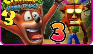 Crash Bandicoot N. Sane Trilogy Walkthrough Part 3 (PS4) Crash 3 - Zone 3