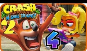Crash Bandicoot N. Sane Trilogy Walkthrough Part 4 (PS4) Crash 2 - World 4