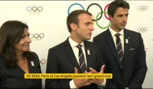 JO 2024 : "la France est prête aux Jeux olympiques, ils sont importants pour le pays" dit Macron
