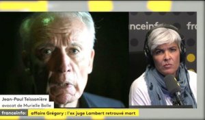 Affaire Grégory : l'avocat de Murielle Bolle exprime sa "consternation" après la mort du juge Lambert