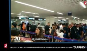 Aéroport d’Orly : Les files d’attente interminables provoquent la colère des voyageurs (vidéo)