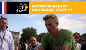 L'interview du maillot vert ŠKODA - Étape 11 - Tour de France 2017