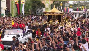 Asie: le sultan de Brunei fête en grande pompe 50 ans de règne