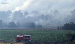 Saint-Cannat: 800 hectares brûlés en 24 heures