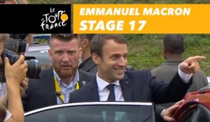 Emmanuel Macron - Étape 17 / Stage 17 - Tour de France 2017