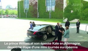 Le prince Kate et son épouse William en Allemagne