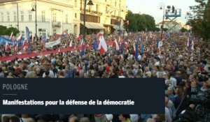 Pologne : manifestations pour défendre la démocratie