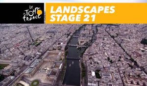 Paysages du jour / Landscapes of the day - Étape 21 / Stage 21 - Tour de France 2017