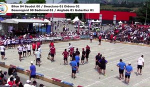 Secondes parties second tour de poules M1, France Quadrettes, Sport Boules, Chambéry 2017