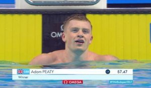 Natation: Championnat du monde - Adam Peaty en or sur 100m brasse !