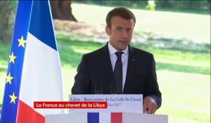 Libye : Emmanuel Macron salue "le courage historique" des rivaux Sarraj et Haftar