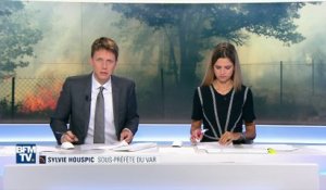 Nouveau foyer à Bormes-les-Mimosas: "10.000 personnes ont été évacuées", dit la sous-préfète du Var