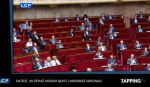 Assemblée nationale : un député crie au scandale et quitte l'hémicycle (vidéo)