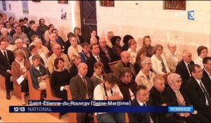 Saint-Étienne-du-Rouvray : une cérémonie d'hommage en présence d'Emmanuel Macron