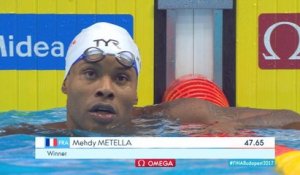 Natation: Championnat du monde petit bassin - Metella en finale avec un nouveau record personnel !