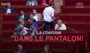 La chemise de François Ruffin, sujet de discorde à l'Assemblée