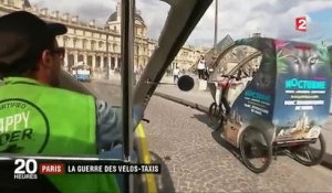 Paris : la guerre des vélos-taxis