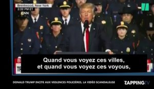 Donald Trump incite aux violences policières, la vidéo scandaleuse