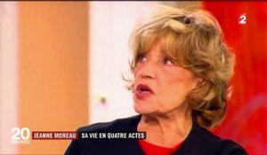 Décès de l'actrice Jeanne Moreau : retour sur sa vie en quatre actes