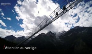 Suisse: le plus long pont suspendu au monde