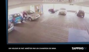 Un voleur de voiture tombe sur un champion de MMA et se fait maîtriser (vidéo)