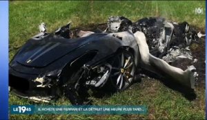 Angleterre: Un homme achète une Ferrari F430 à 280 000 euros et la détruit complètement une heure après!