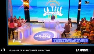 La télé même l'été, le jeu : Le fou rire coquin de Julien Courbet au sujet d'un "tuyau" ! (vidéo)