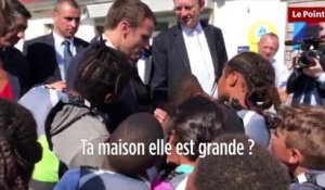 Emmanuel Macron répond à des enfants
