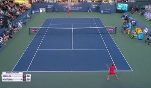 Stanford - Kvitova sort en quarts