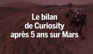 Que fait Curiosity sur Mars depuis 5 ans ?