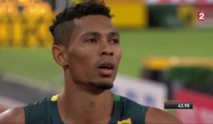 Mondiaux d’athlétisme : Wayde van Niekerk facile champion du monde du 400 m sans record de monde