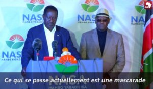 Raila Odinga : “Les résultats provisoires sont fictifs et faux”